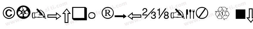 A&L Dingbats 1 Normal字体转换